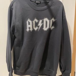 Large AC/DC sweatshirt grey